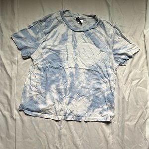 Light Blue crop top tee